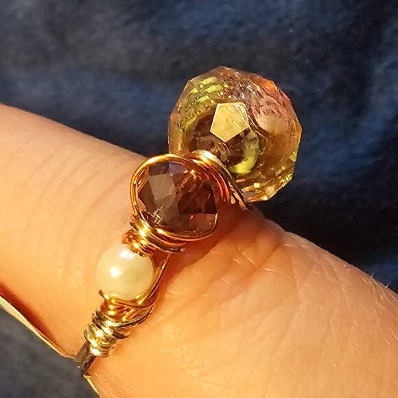 Natural Stone handmade ring - Picture 5 of 5